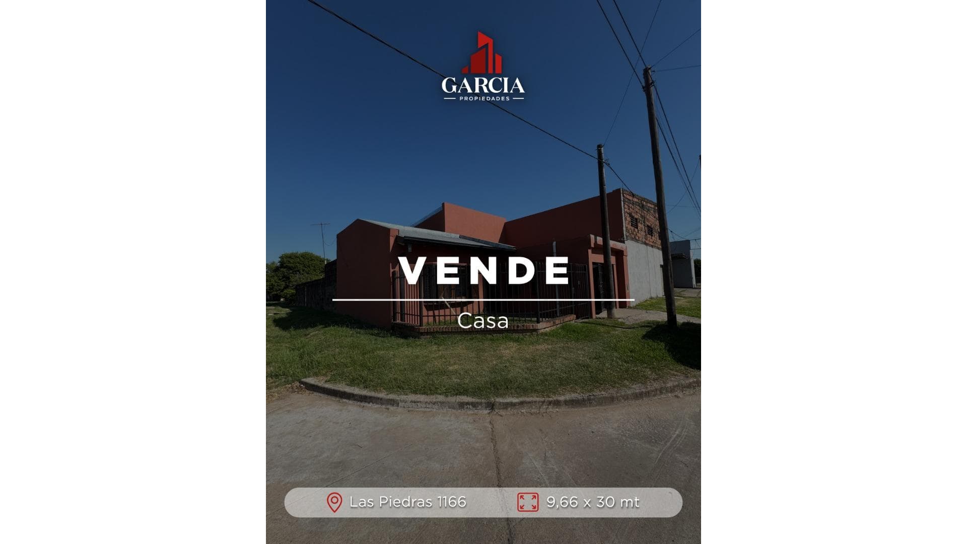 VENDE CASA SOBRE ESQUINA