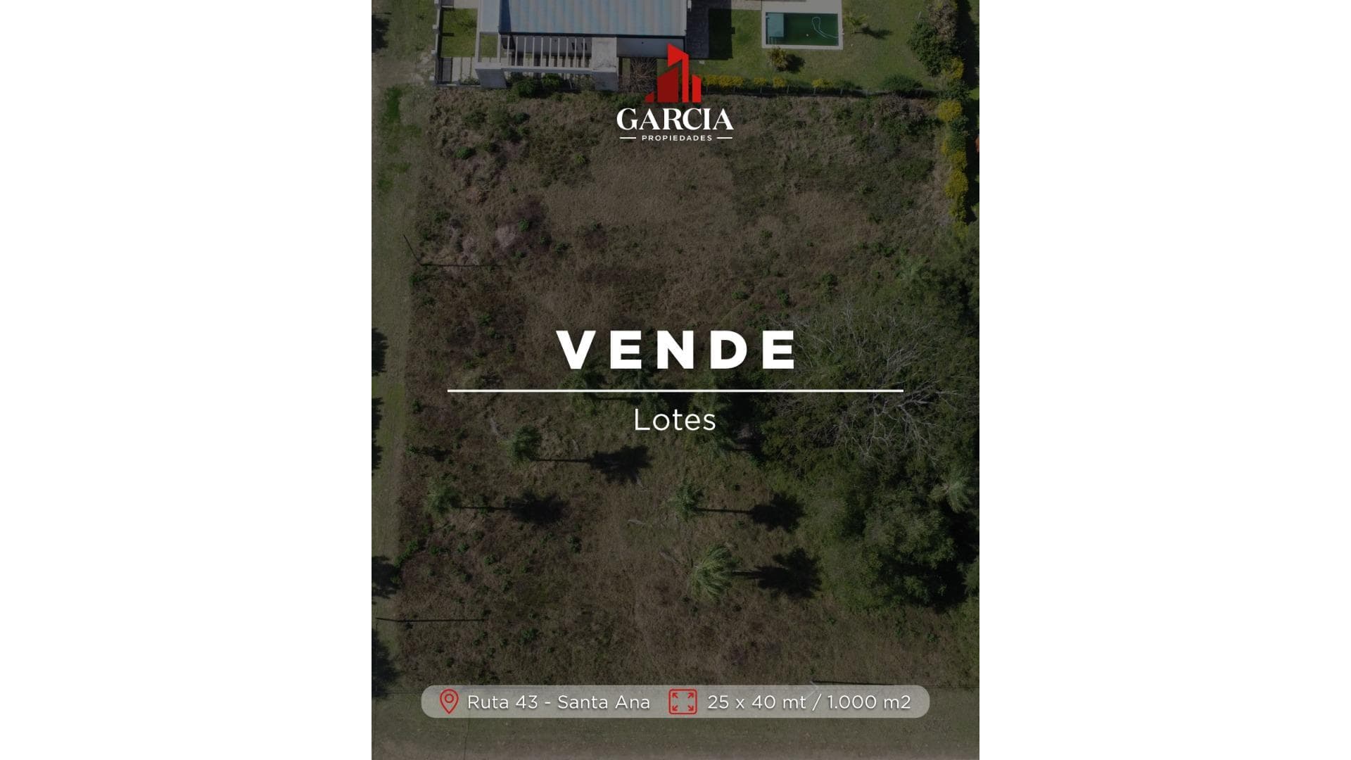 VENDE DOS LOTES DE 1000 m2 CADA UNO