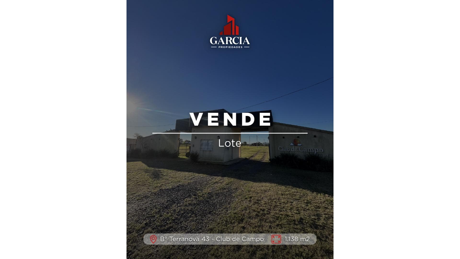 VENDE LOTE BARRIO PRIVADO TERRANOVA 43
