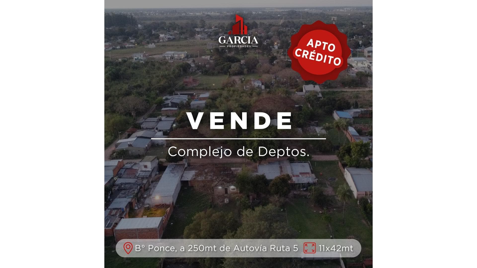 VENDE COMPLEJO DE DEPARTAMENTOS