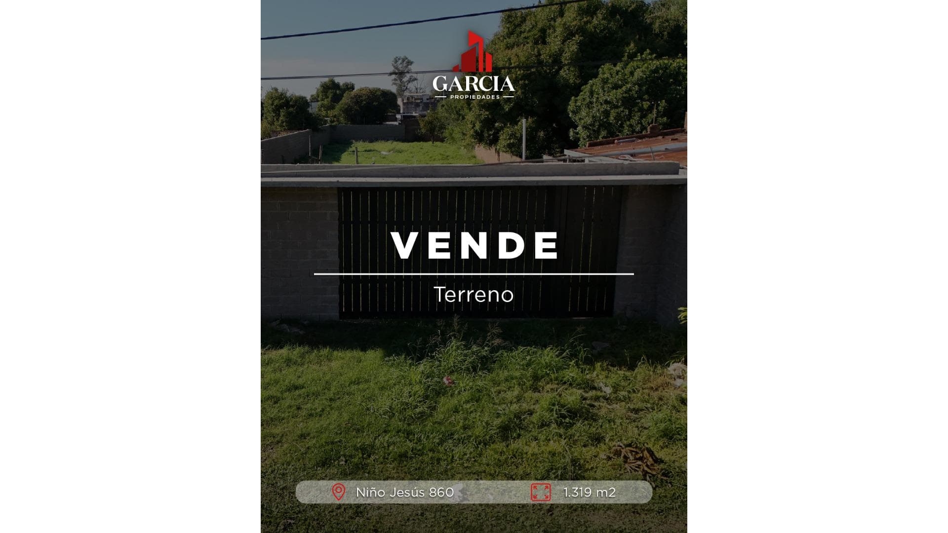 VENDE AMPLIO TERRENO