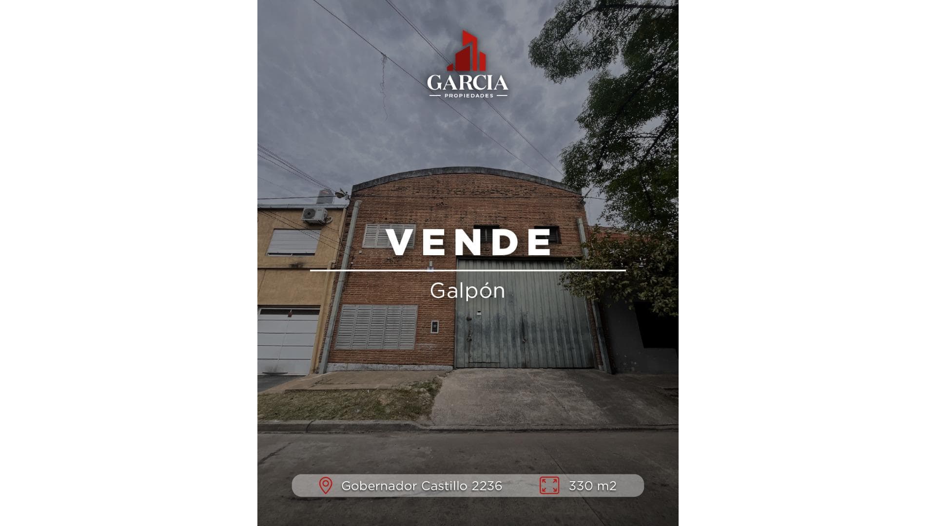 VENDE GALPON DE 330 m2