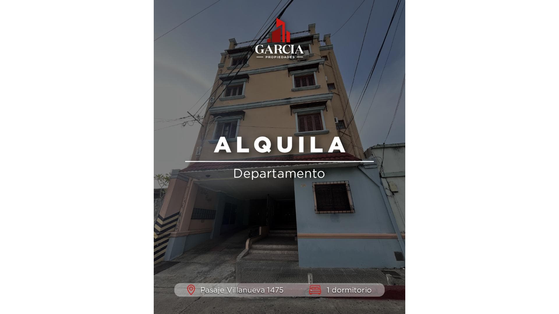 ALQUILA DEPARTAMENTO 1 DORMITORIO