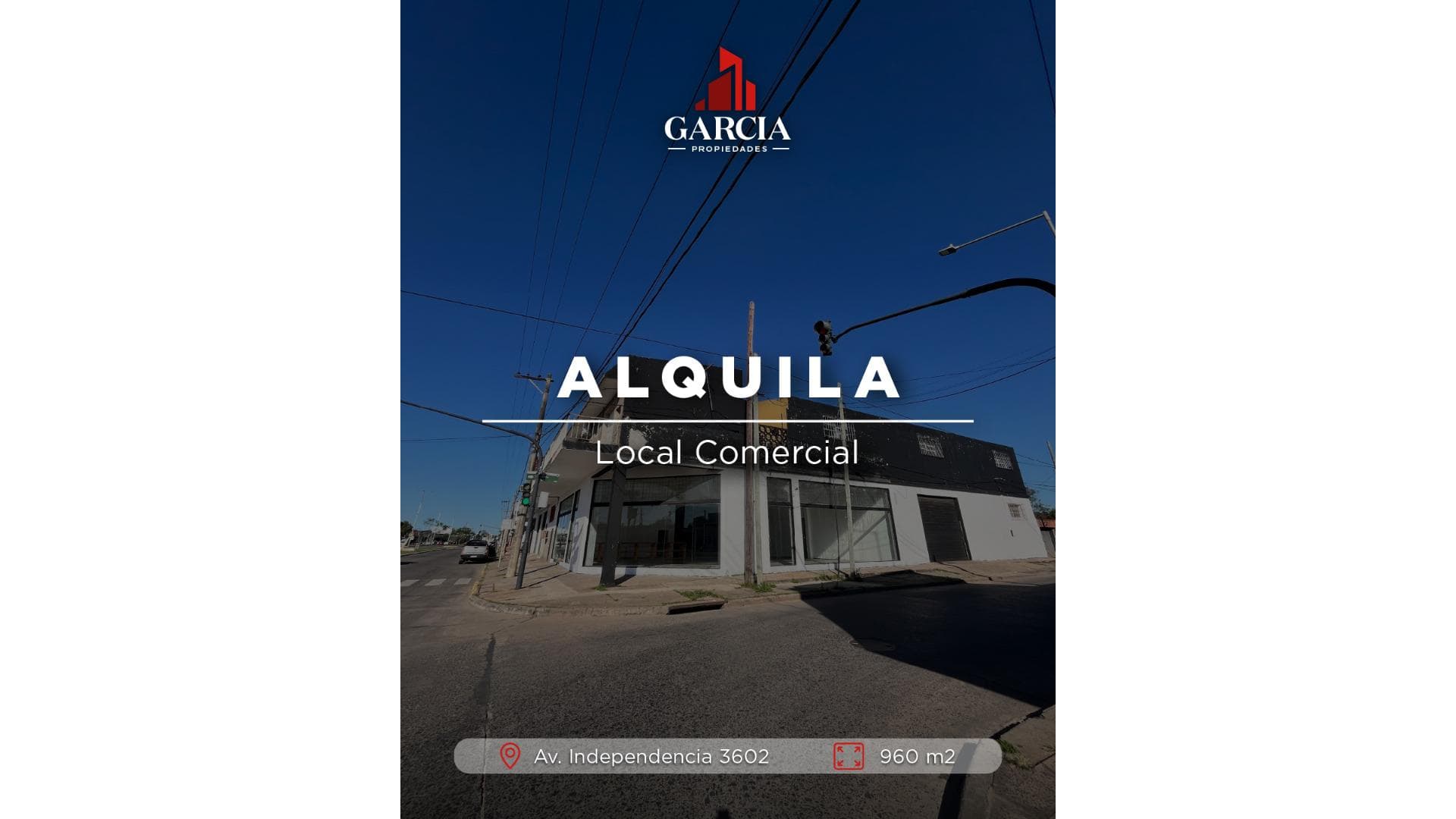 ALQUILA Local con galpon sobre esquina