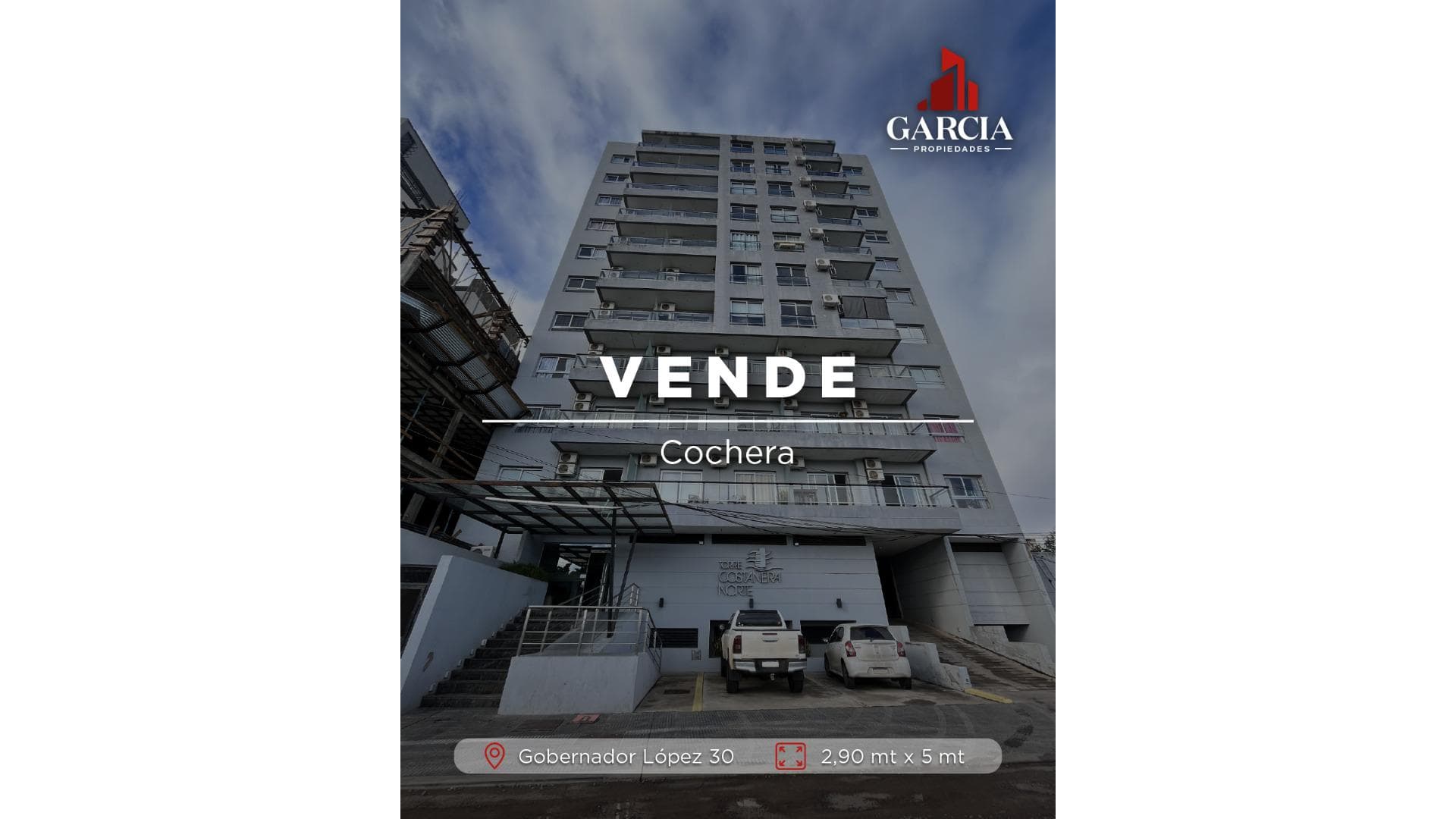 VENDE COCHERA CUBIERTA
