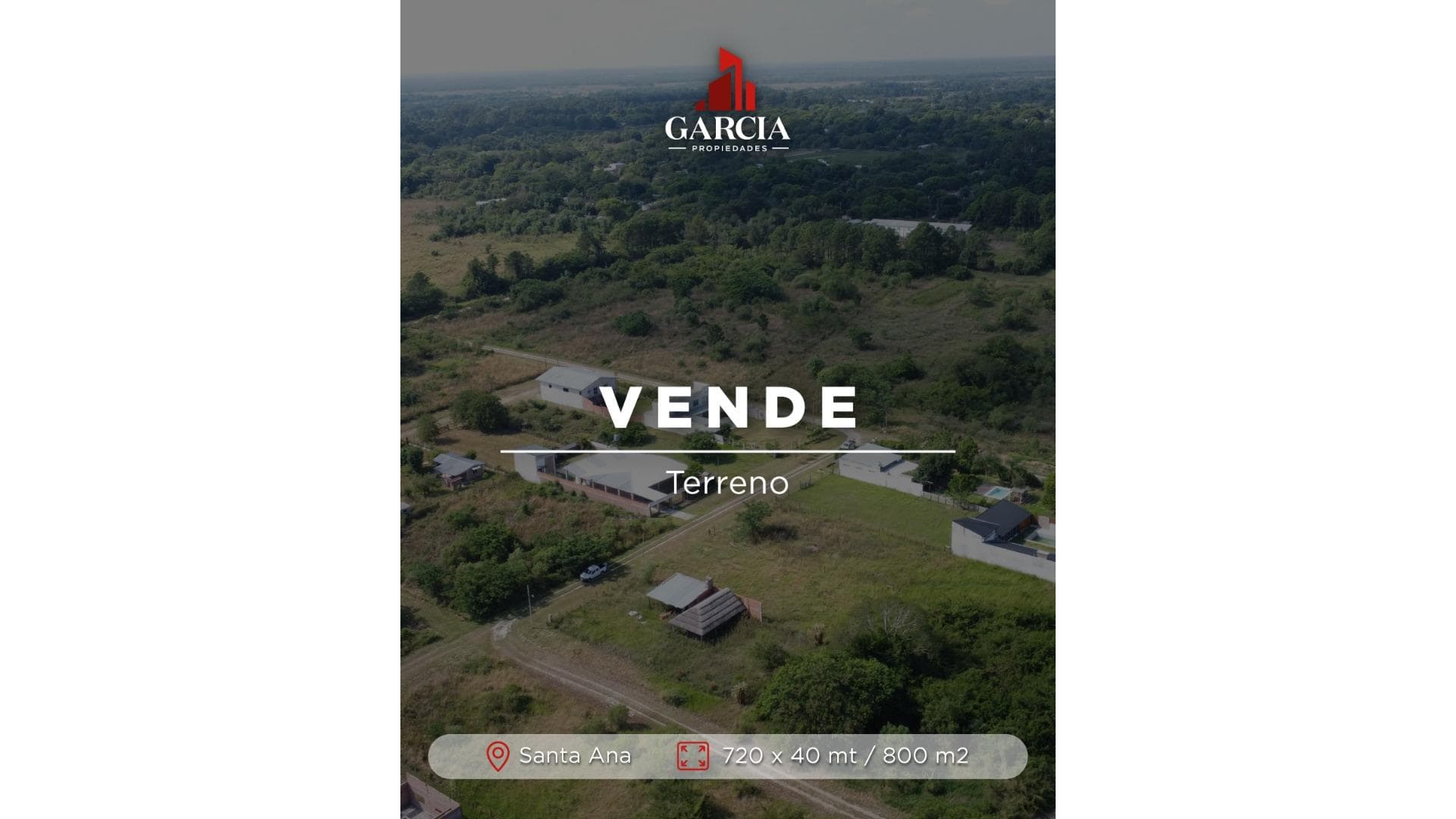 VENDE TERRENO SANTA ANA