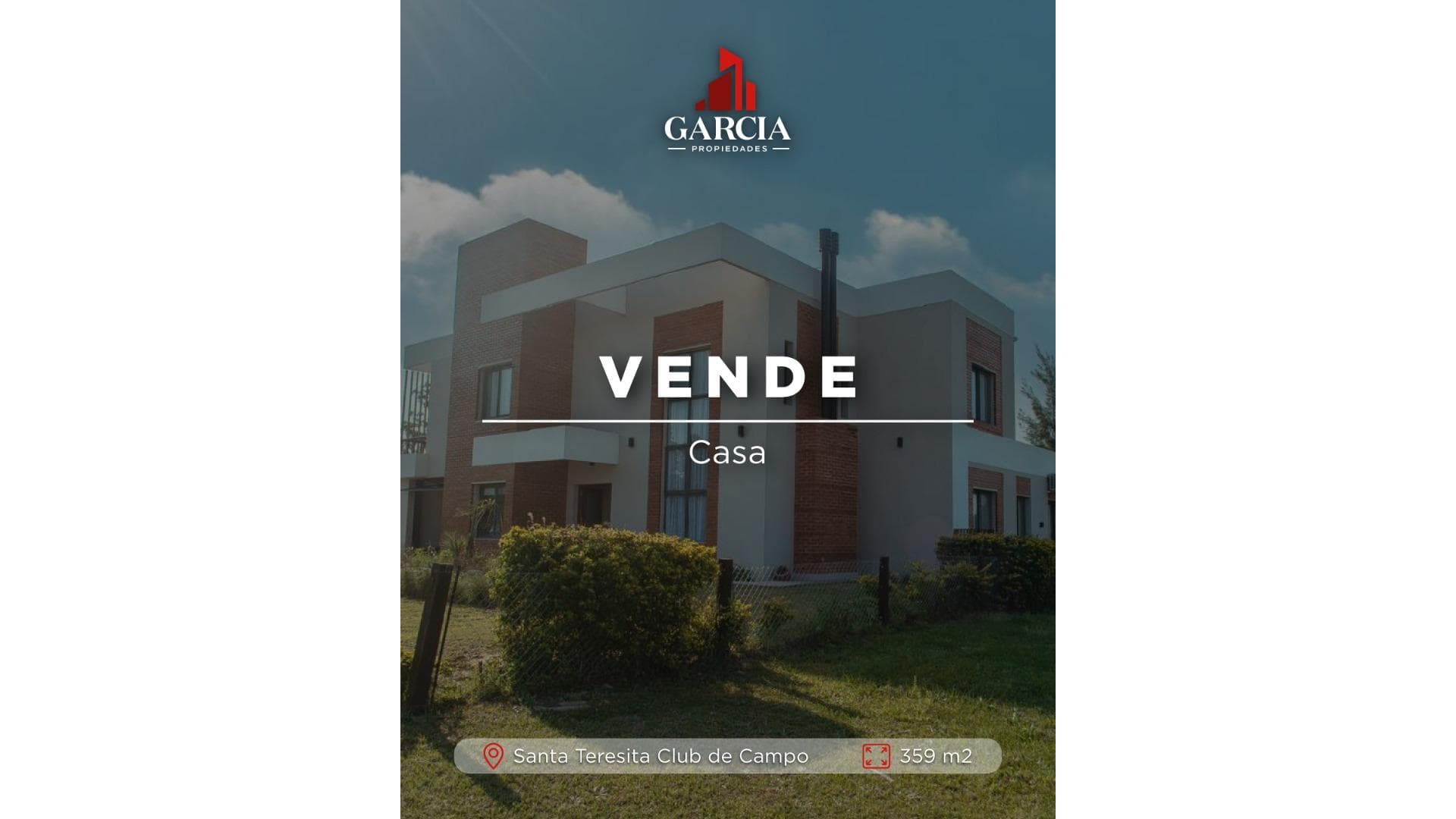VENDE CASA EN BARRIO PRIVADO SANTA TERESITA CLUB DE CAMPO