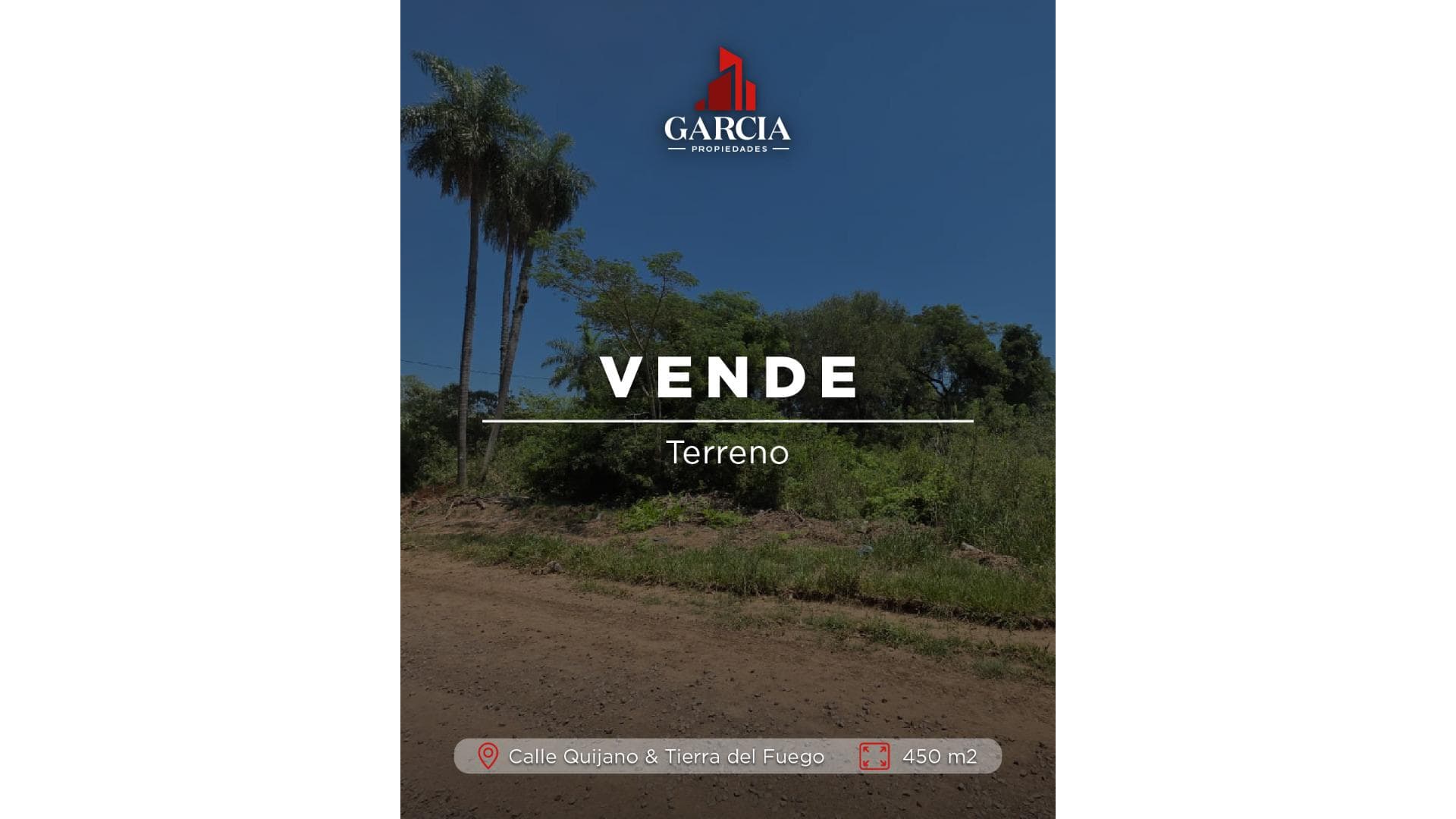 VENDE TERRENO SOBRE ESQUINA