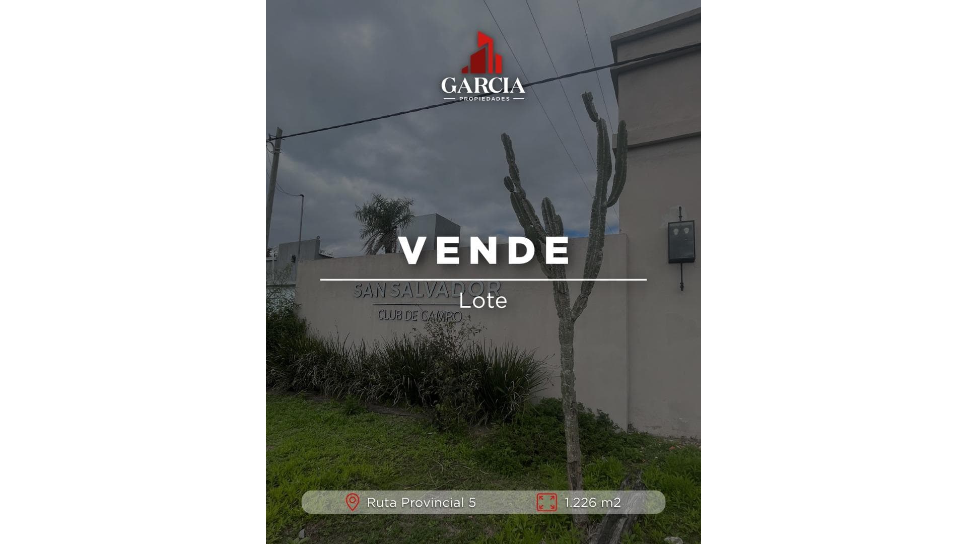 VENDE LOTE EN BARRIO PRIVADO